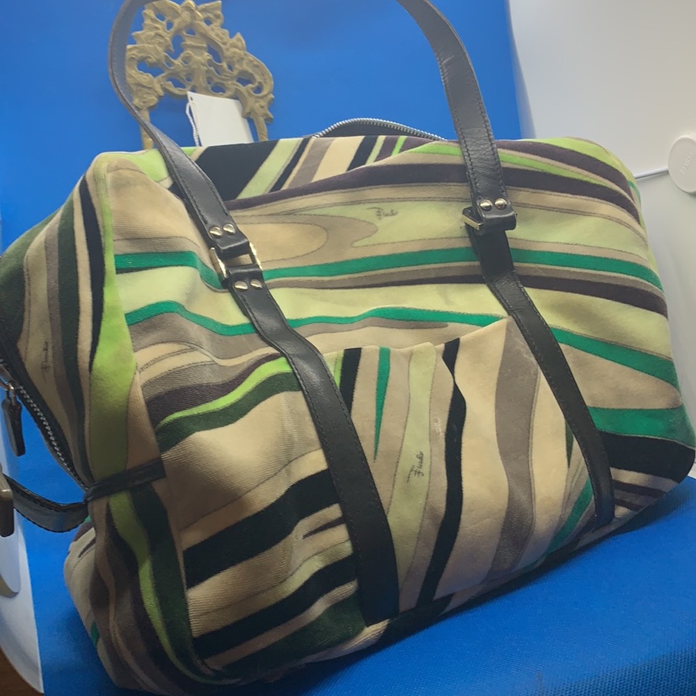 Rare Emilio Pucci Shoulder bag,  travel bag, purse - Picture 7 of 12